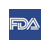 Blue icon with the FDA logo.