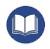 Blue icon with an open book.
